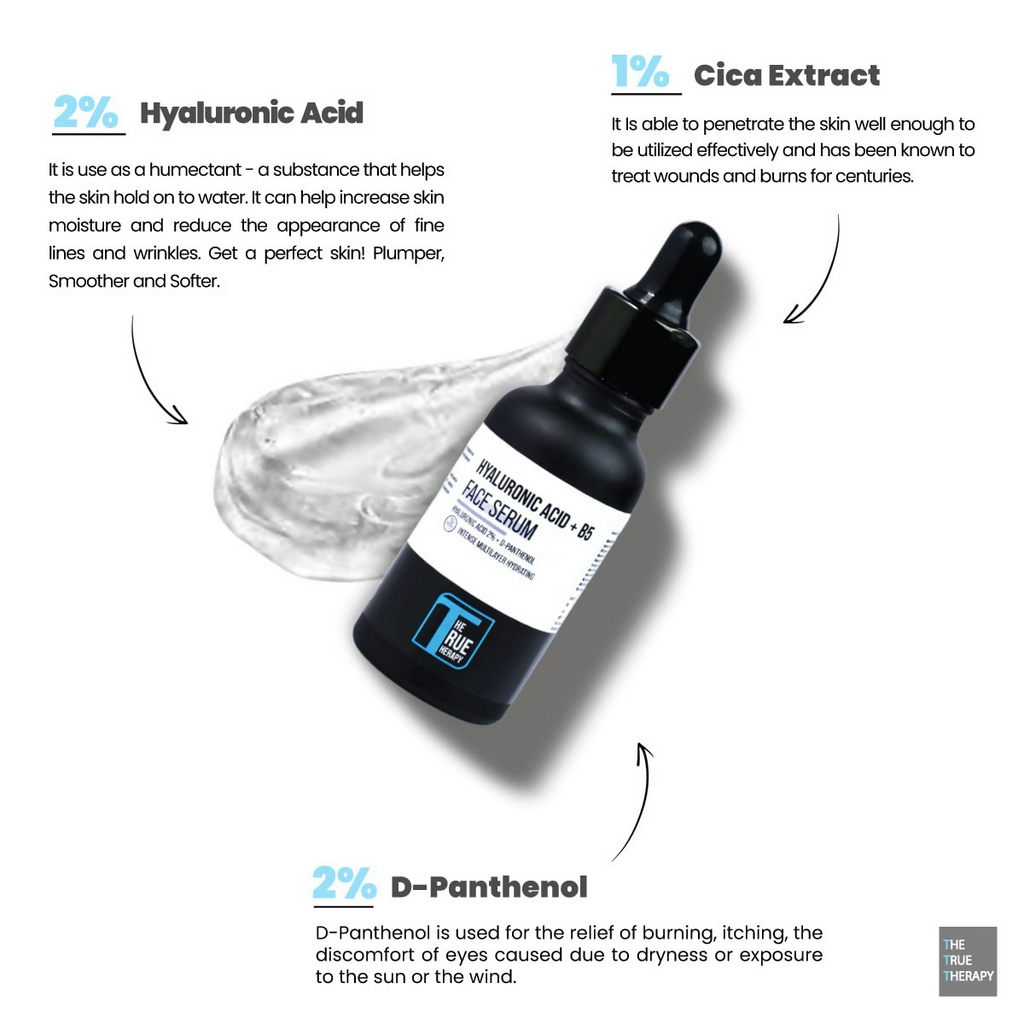 The True Therapy 2% Hyaluronic Acid Serum with Pro-Vitamin B5 | Grocsy