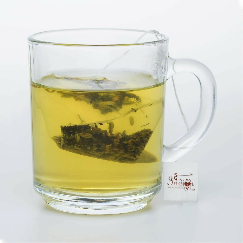 The Indian Chai - Digestive CCF Tea 30 Pyramid Tea Bags | Grocsy