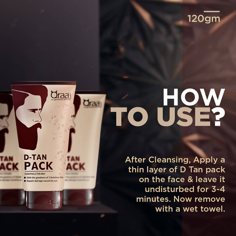 Qraa Men De-Tan Pack for Men | Grocsy