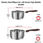 Vinod Stainless Steel Milkpan/Saucepan | Grocsy