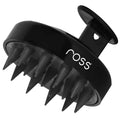 Ross Round Hair Scalp Manual Massager Black Shampoo Brush | Grocsy