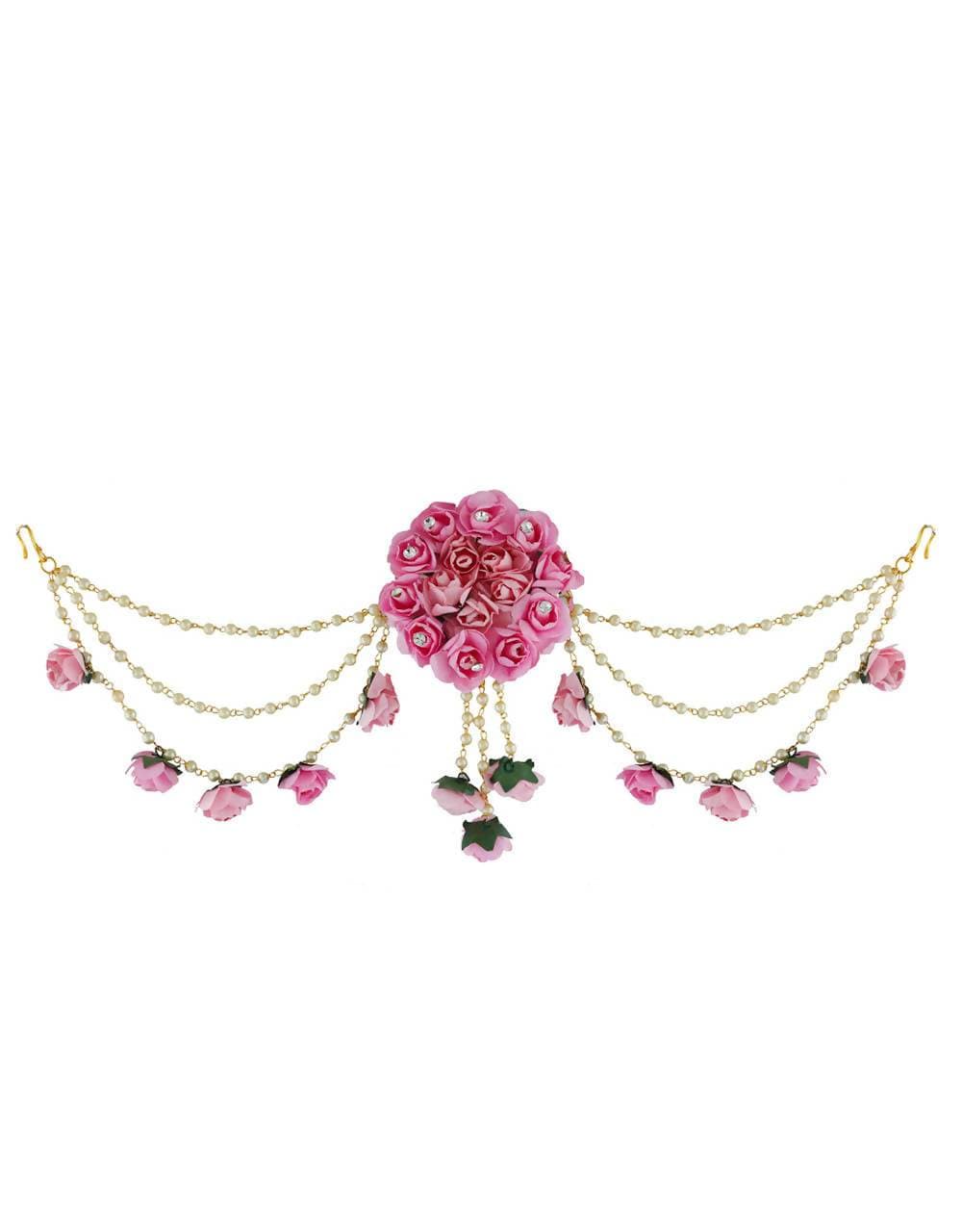 Baby Pink Flower Hair Accessories | Grocsy