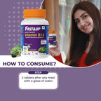 Fast&Up Plant Based B12 Tablets With Natural Methylcobalamin | Grocsy