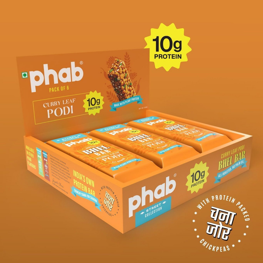 Phab Curry Podi Leaf Protein Bars | Grocsy