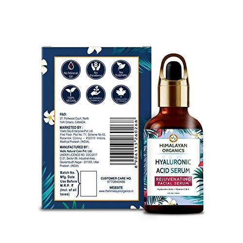Himalayan Organics Hyaluronic Acid Serum Professional Facial Serum | Grocsy