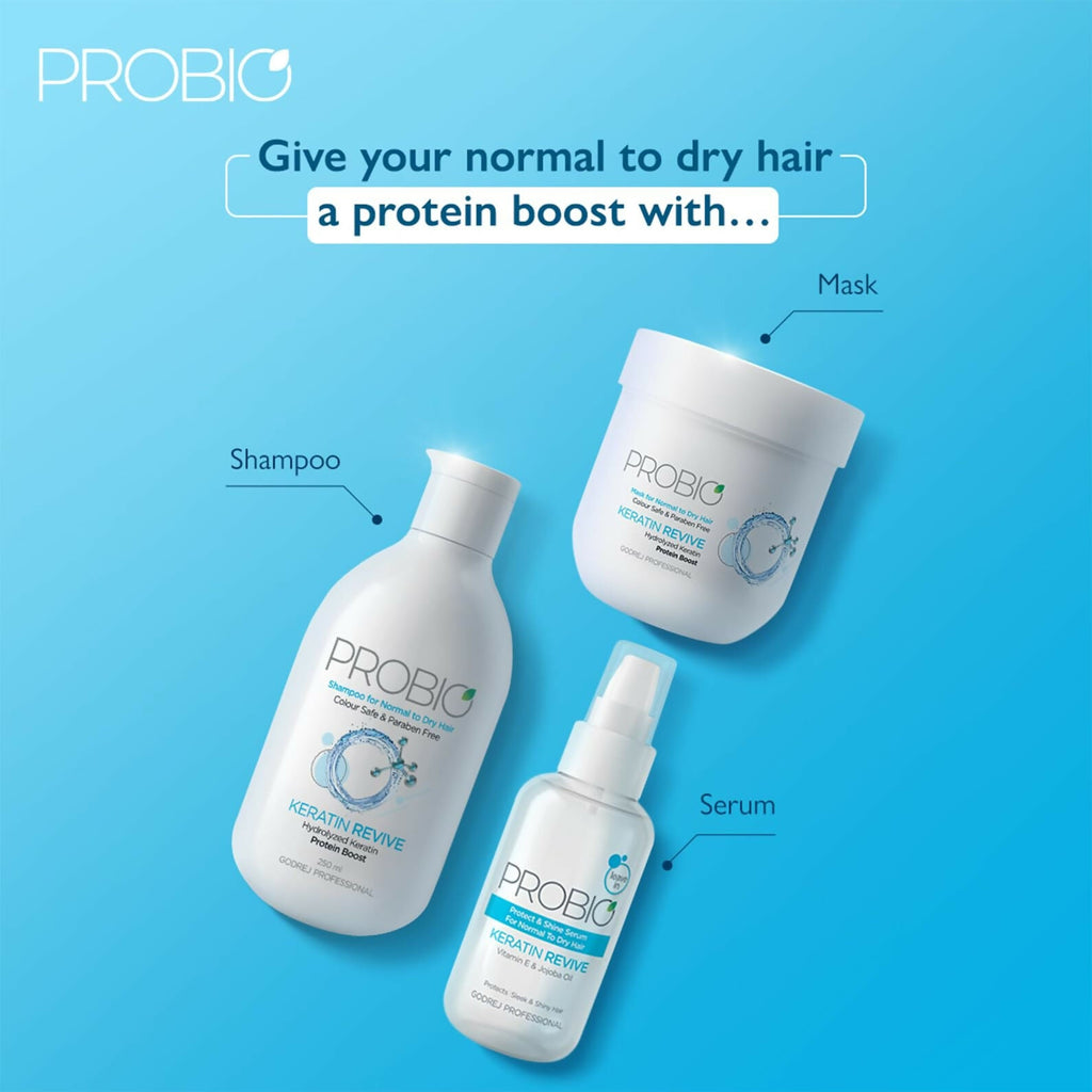 Godrej Professional Probio Keratin Revive Shine Serum | Grocsy