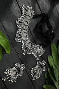 Mominos Fashion Johar Kamal Oxidised Silver-Plated Ganesha Design Necklace Choker Set | Grocsy