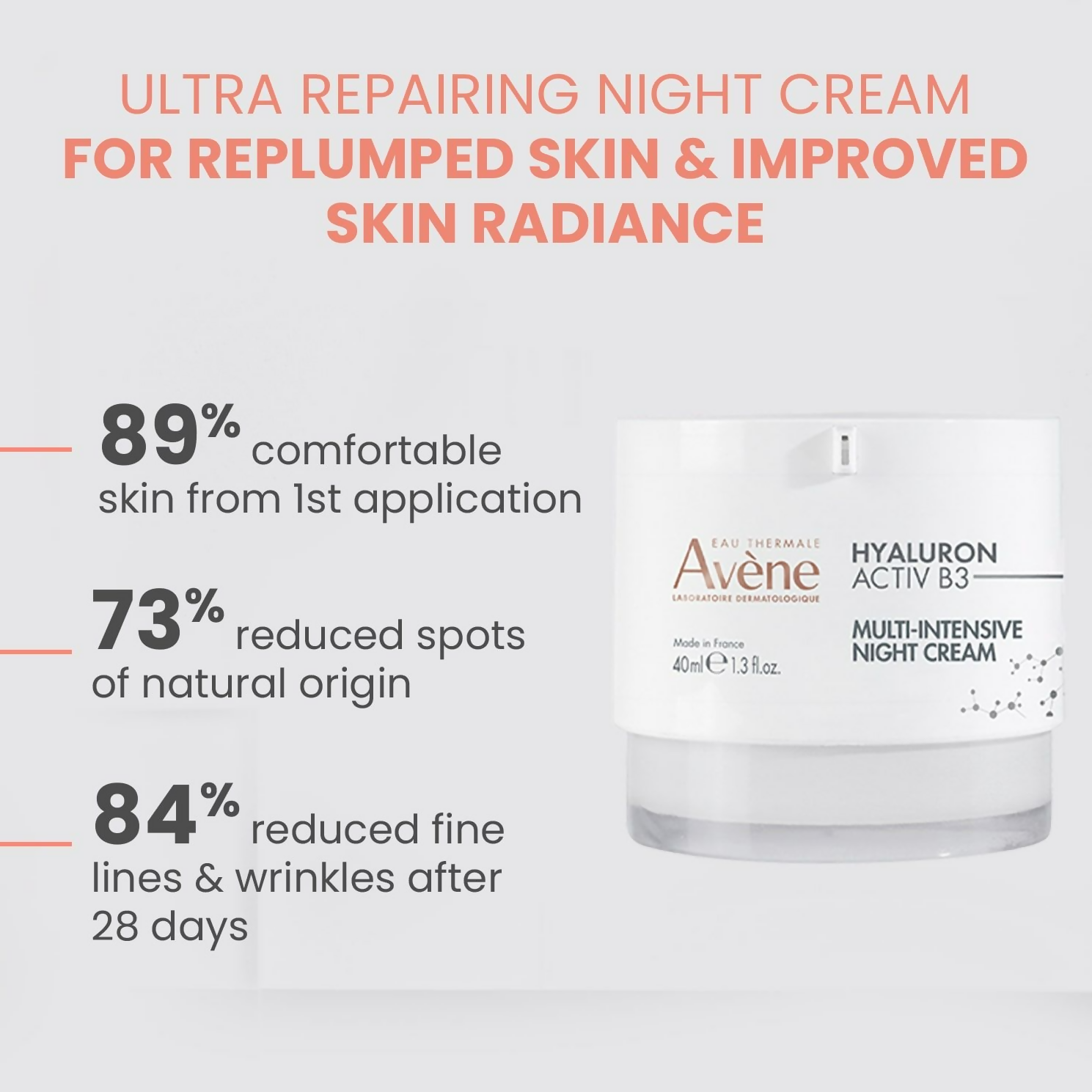 Avene Hyaluron Activ B3 Multi-Avene Intensive Night Cream | Grocsy