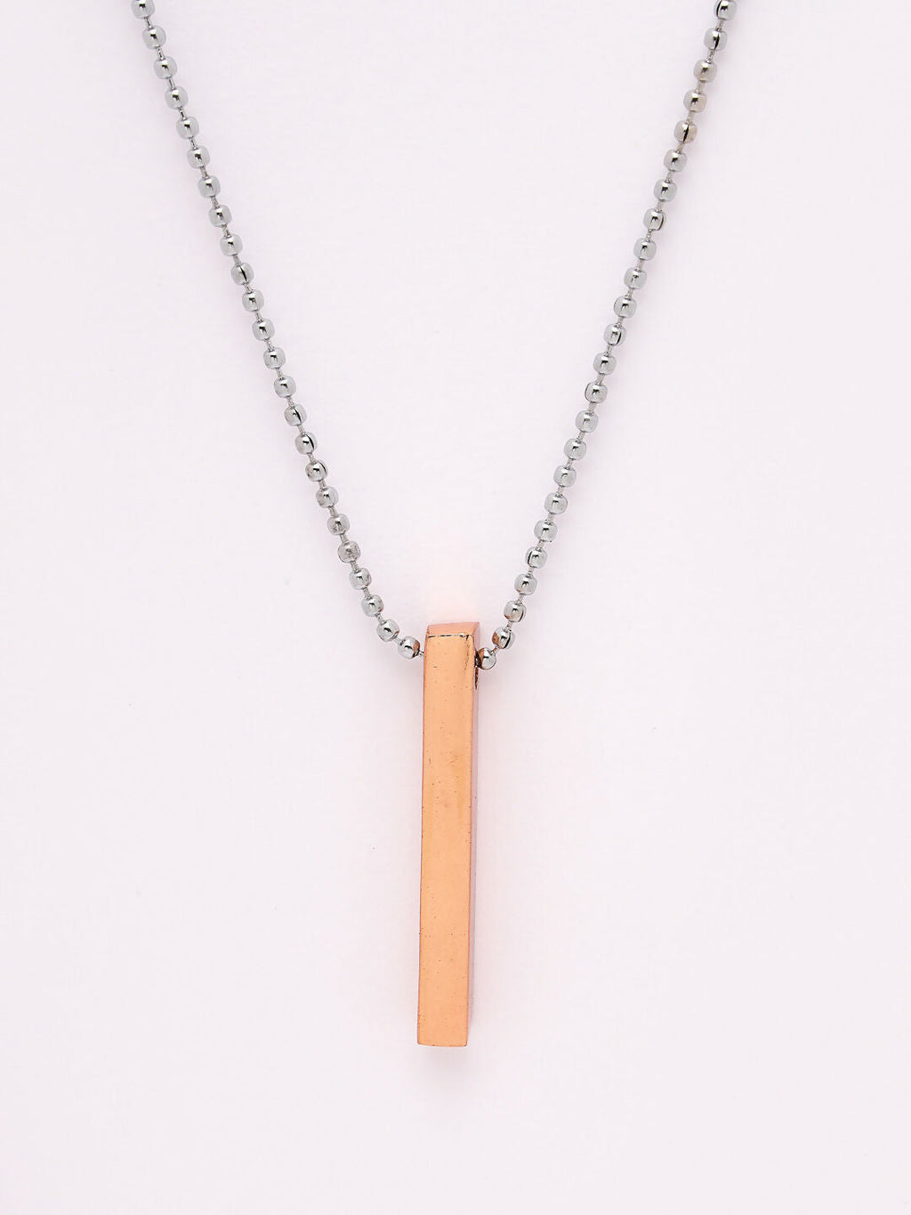 NVR Men's Set of 2 Gold & Blue Geomatric Pendent With Chain | Grocsy