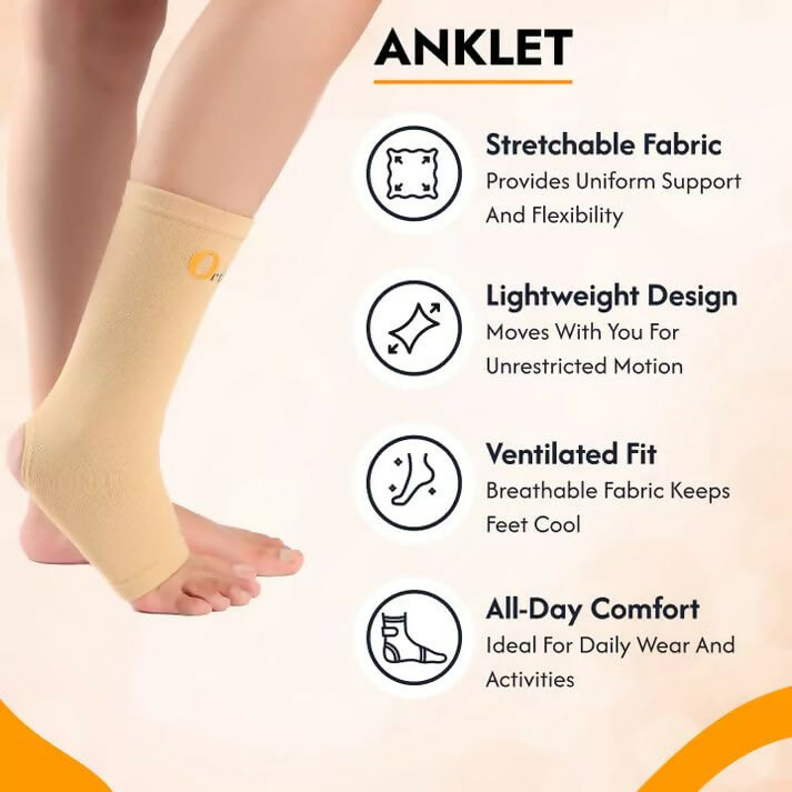 Orth-rem Ankle Stabilizer Foot Sleeve (Pair) | Grocsy