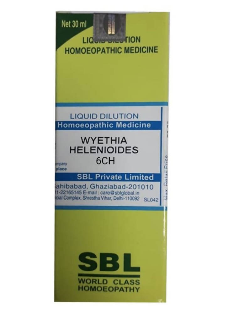SBL Homeopathy Wyethia Helenioides Dilution | Grocsy