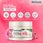 Medimade Wellness Pink Rose Body Butter | Grocsy