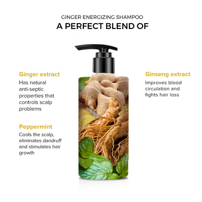 De Fabulous Ginger Energizing Shampoo | Grocsy
