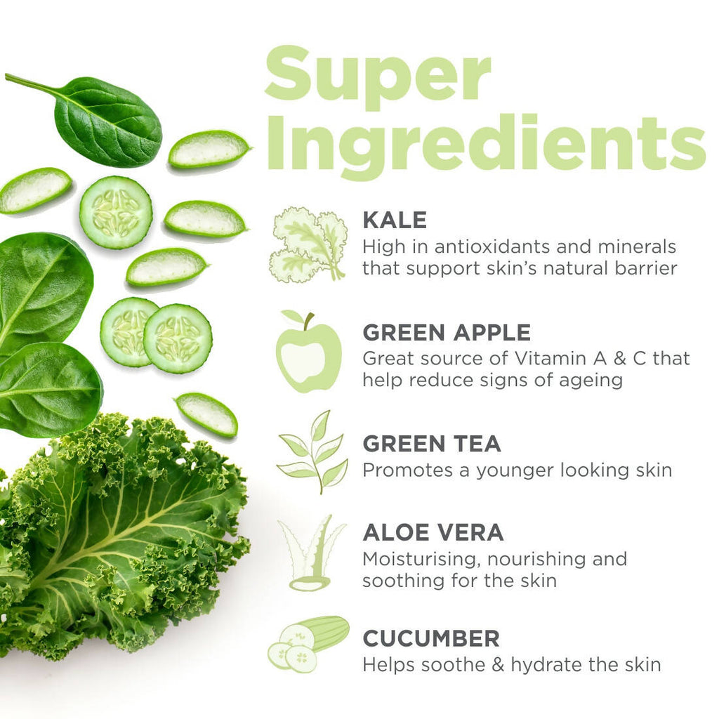 Happier Multigreens Face Cleanser | Grocsy