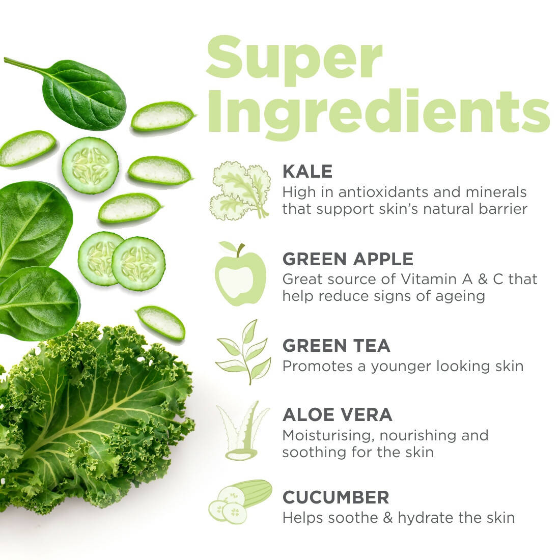 Happier Multigreens Face Cleanser | Grocsy
