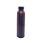 Tamas Hammered Antique Oreo Copper Water Bottle | Grocsy