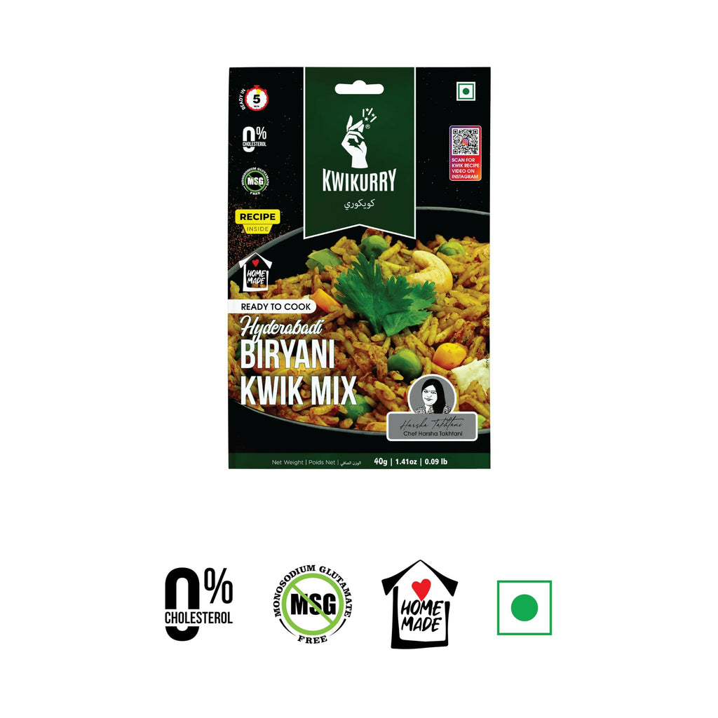 Kwikurry Ready To Cook Hyderabadi Biryani Premix | Grocsy