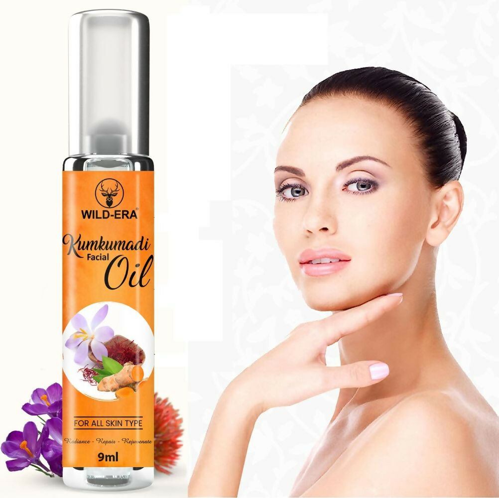 Wildera Kumkumadi Facial Oil For Glowing, Skin Nourishment | Grocsy