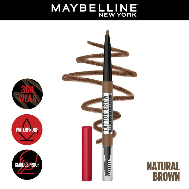 Maybelline New York Tattoo Brow 36h Brow Pencil - Natural Brown | Grocsy