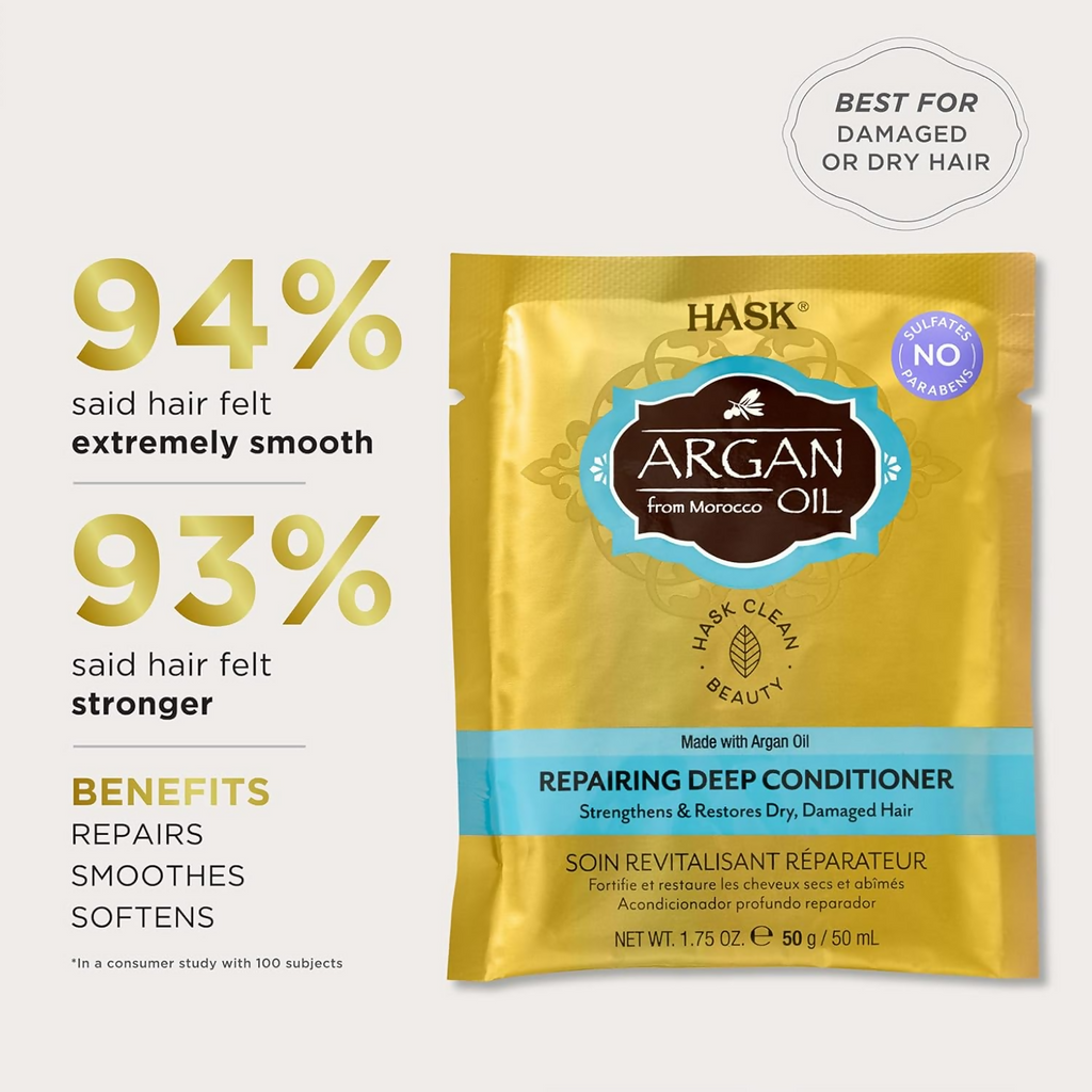 HASK Argan Oil Repairing Deep Conditioner | Grocsy