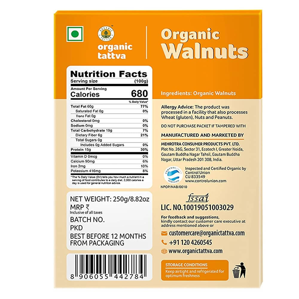 Organic Tattva Walnuts | Grocsy