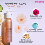 SUROSKIE Rose Petals Melt Cleanser 2-In-1 Face Wash & Makeup Remover | Grocsy