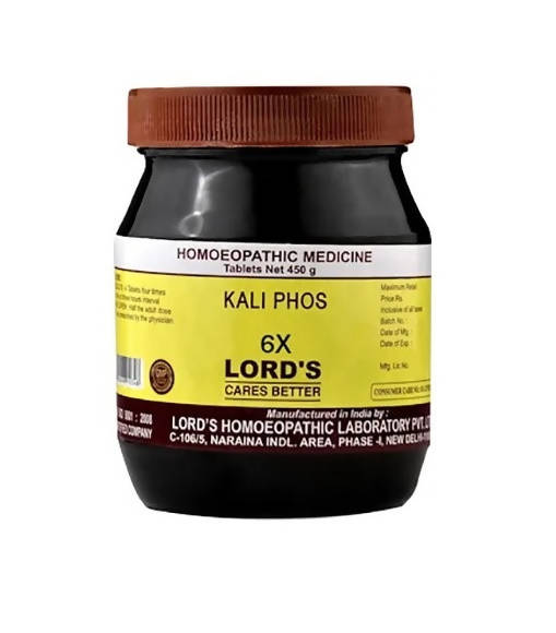 Lord's Homeopathy Kali Phos Biochemic Tablets | Grocsy