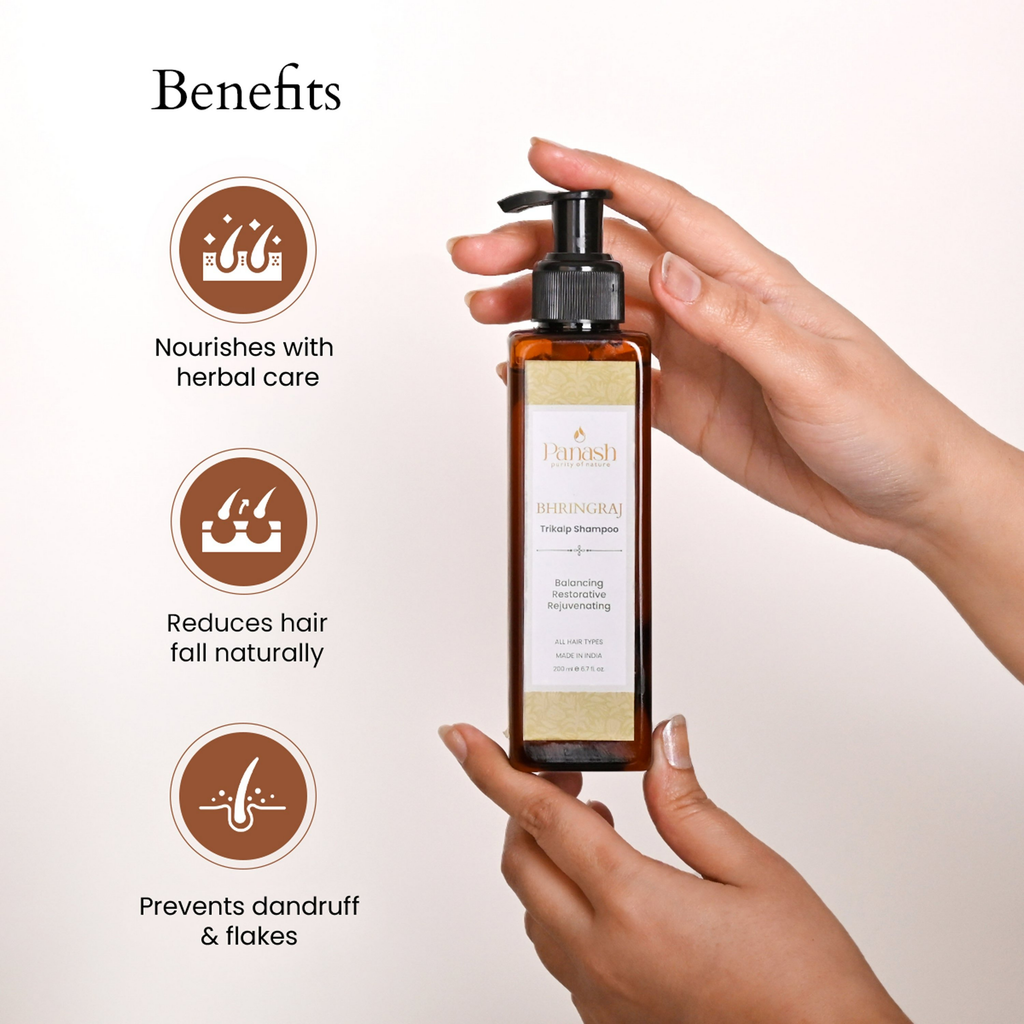 Panash Bhringraj Trikalp Hair Shampoo | Grocsy
