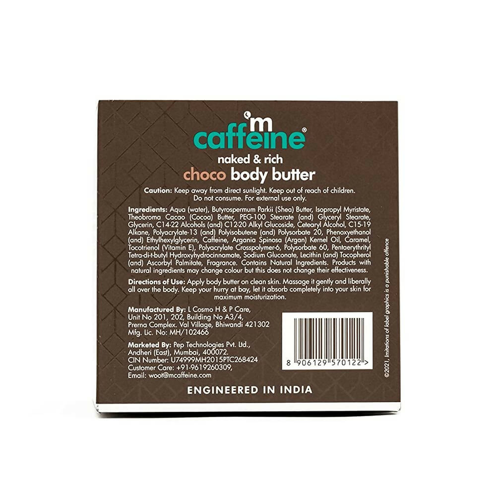 mCaffeine Naked & Rich Choco Body Butter | Grocsy