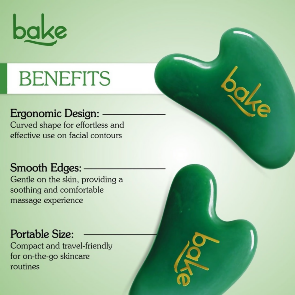 Bake Jade Gua Sha Face Massage Tool | Grocsy