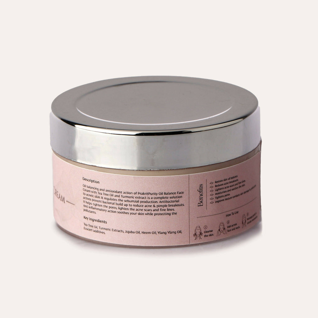 PrakritPurity Oil Balance Face Cream | Grocsy