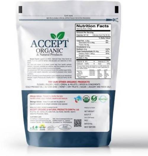 Accept Organic Maize Flour | Grocsy