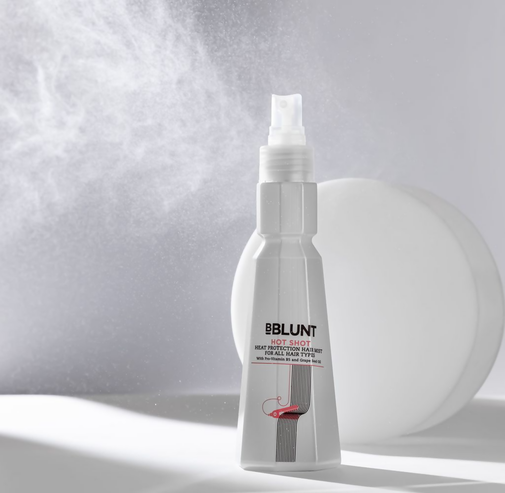 BBlunt Hot Shot Heat Protection Mist With Grapeseed Oil & Provitamin B5 | Grocsy