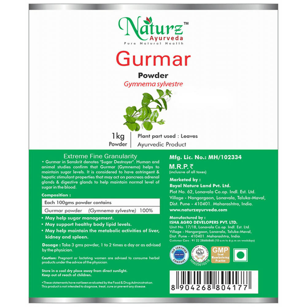 Naturz Ayurveda Gurmar Powder | Grocsy