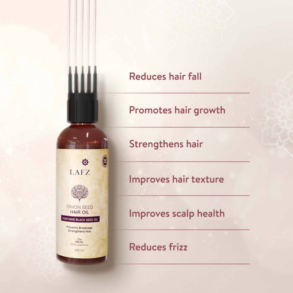 Lafz Onion Seed Hair Oil | Grocsy