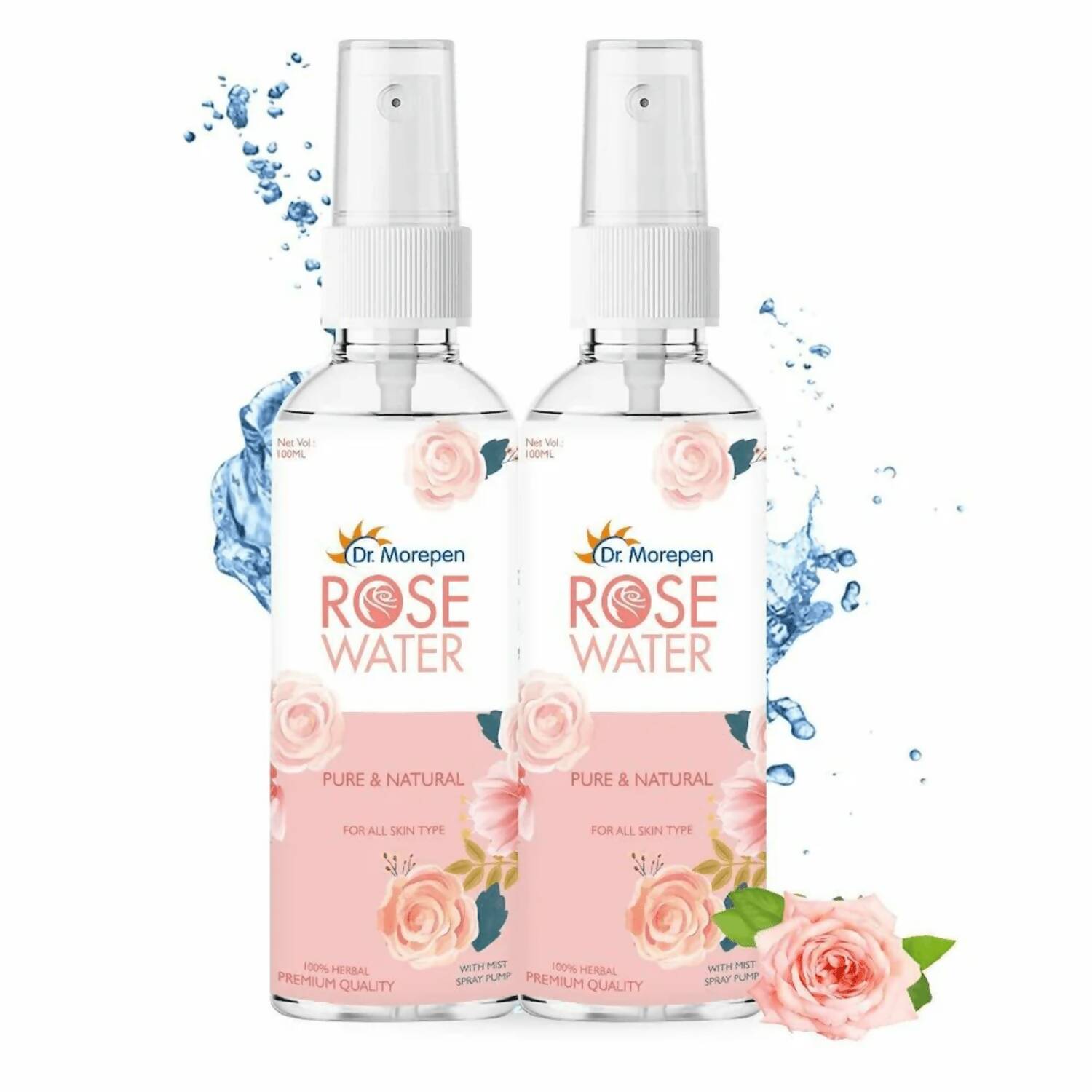 Dr. Morepen Pure & Natural Rose Water Spray | Grocsy