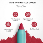 Parul Garg Beauty Day & Night Creamy Matte Lip Crayon - Empress 35 | Grocsy