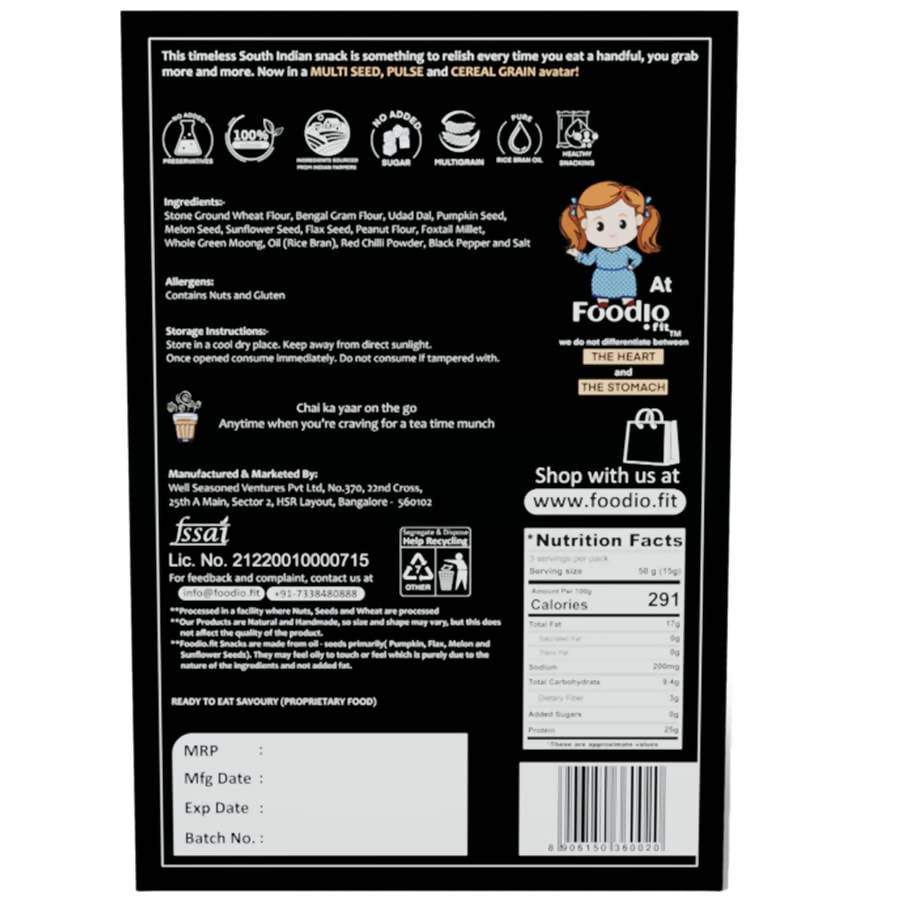 Foodio Multigrain Coated Peanuts | Grocsy