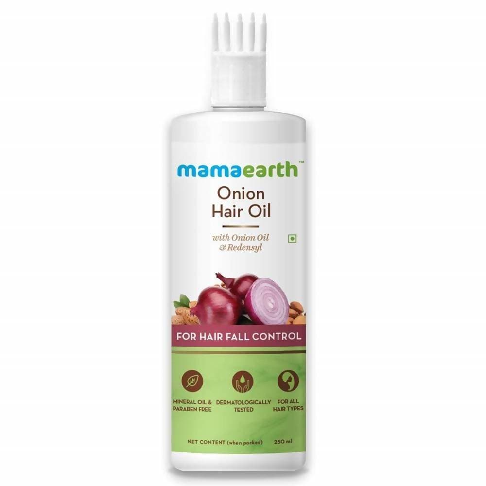 Mamaearth Onion Conditioner + Hair Mask + Hair Oil For Hair Fall Control Combo Pack | Grocsy