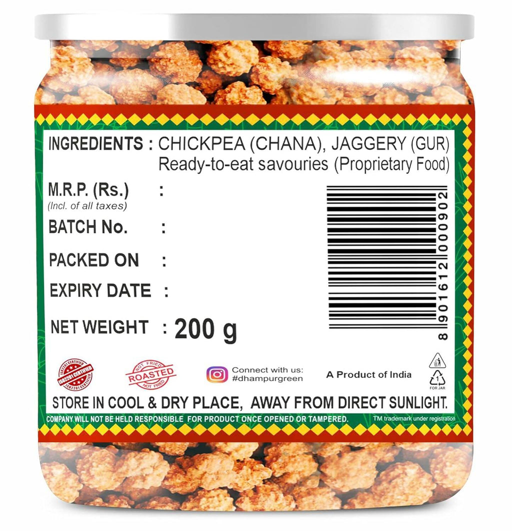 Dhampur Green Gur Chana | Grocsy