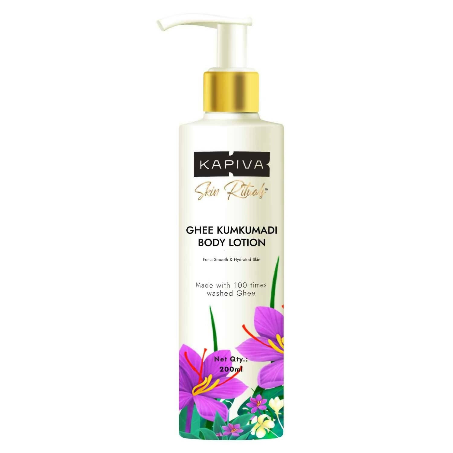 Kapiva Ayurveda Ghee Kumkumadi Body Lotion | Grocsy