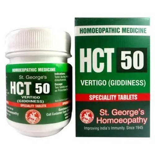 St. George's Homeopathy HCT 50 Tablets | Grocsy