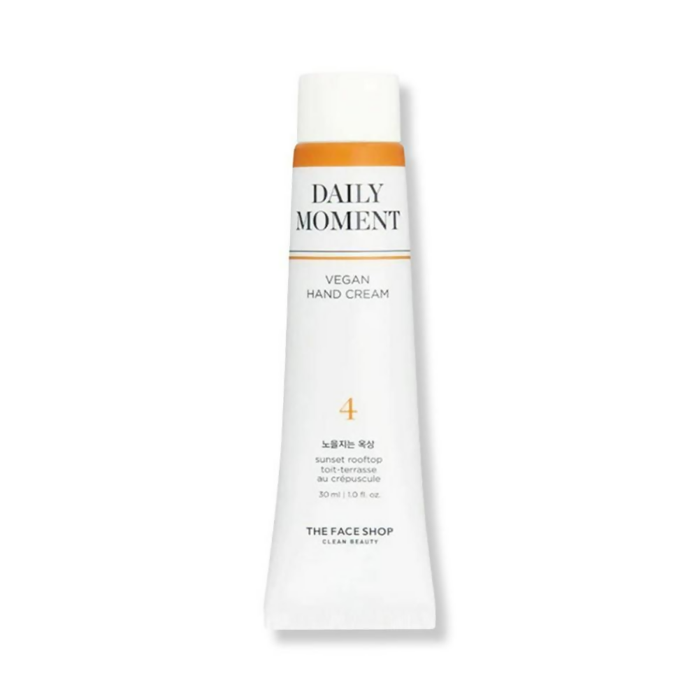 Face Shop Non-Greasy Vegan Hand Cream - Sunset Rooftop With Hyaluronic Acid | Grocsy