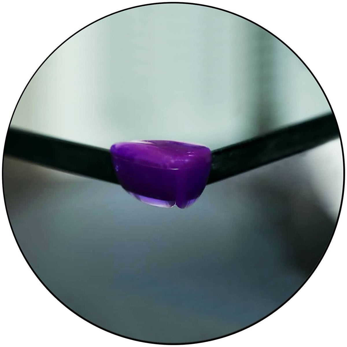 Safe-O-Kid Tear Drop Colorful Corner Caps, Purple For Kids Protection | Grocsy