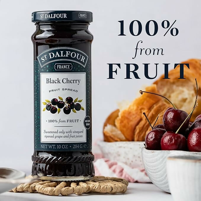 ST. DALFOUR Black Cherry Fruit Spread | Grocsy