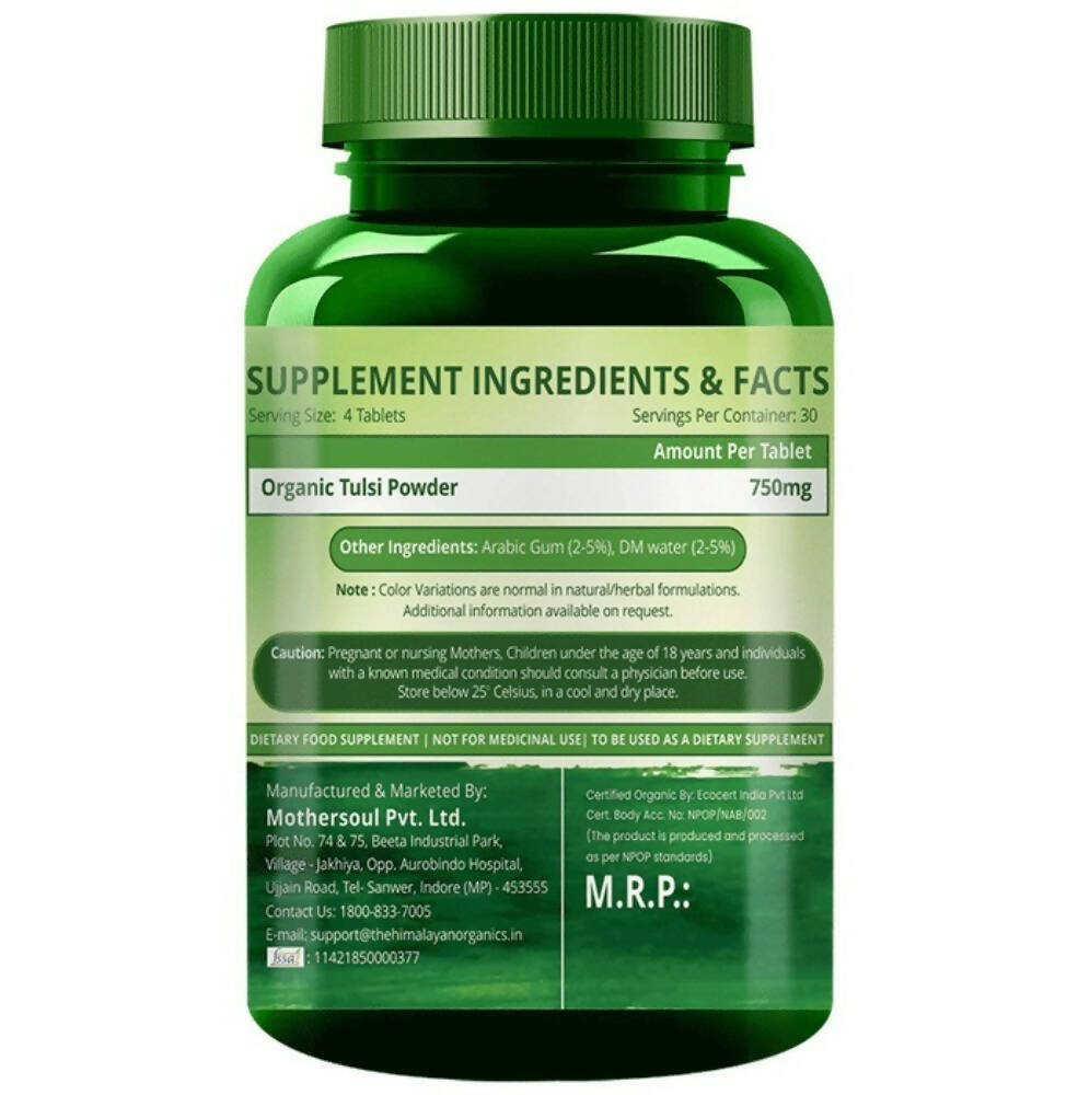 Himalayan Organics Tulsi Tablets | Grocsy