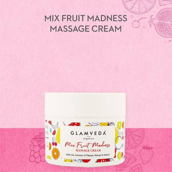 Glamveda Mix Fruit Massage Cream | Grocsy