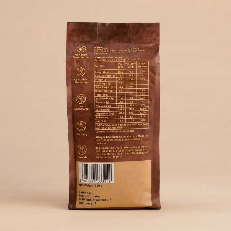 Isha Life Ragi Huri Hittu (Instant Ragi Drink Mix) | Grocsy