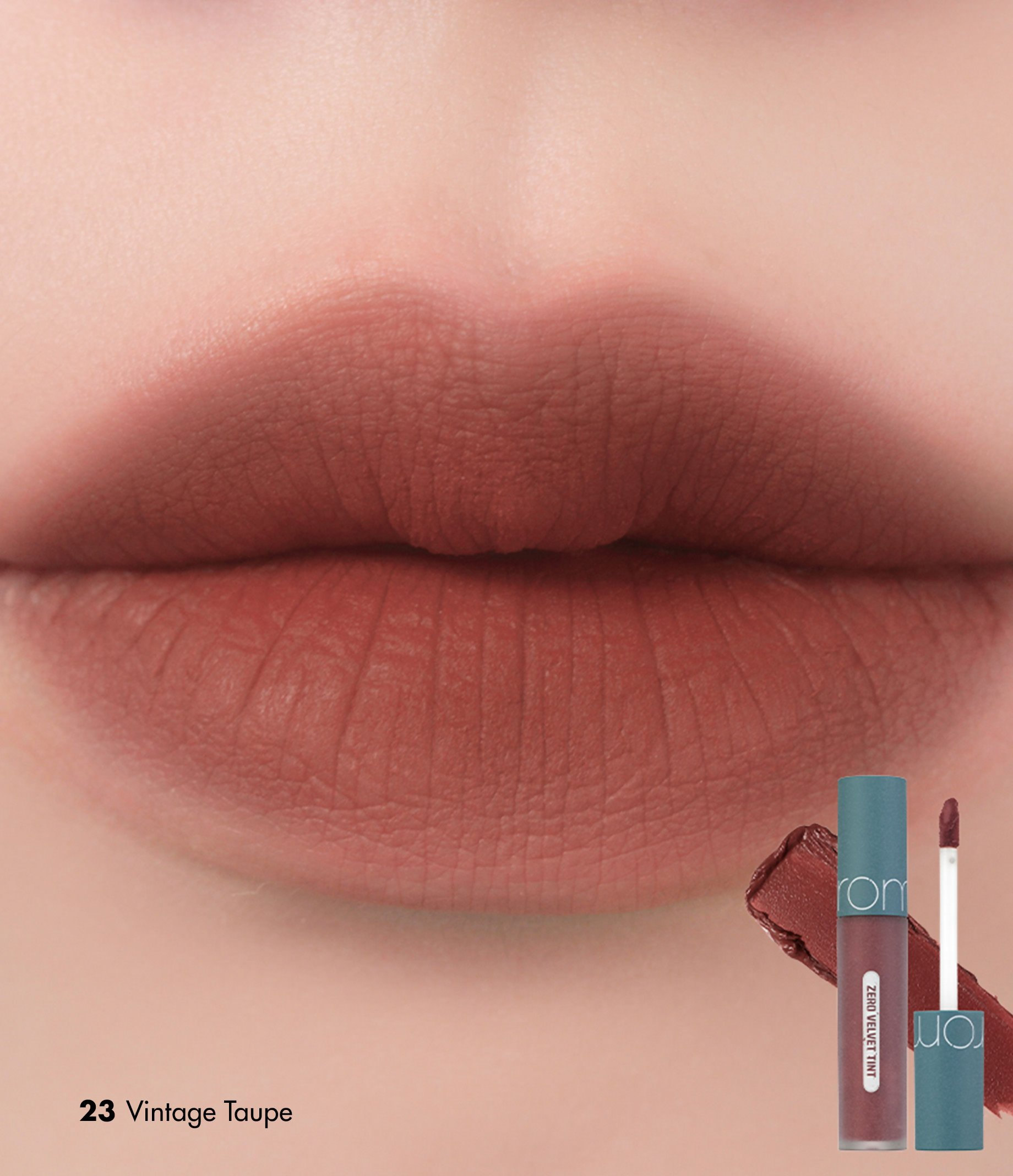 Rom&nd Zero Velvet Tint - 23 Vintage Taupe | Grocsy