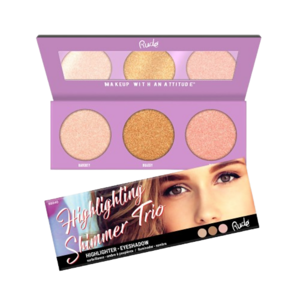 Rude Cosmetics Highlighting Shimmer Trio | Grocsy